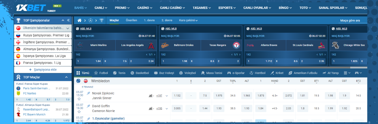 1xbet bahis listesi ve bahis oranları 1xbet bahis listesi ve bahis oranları